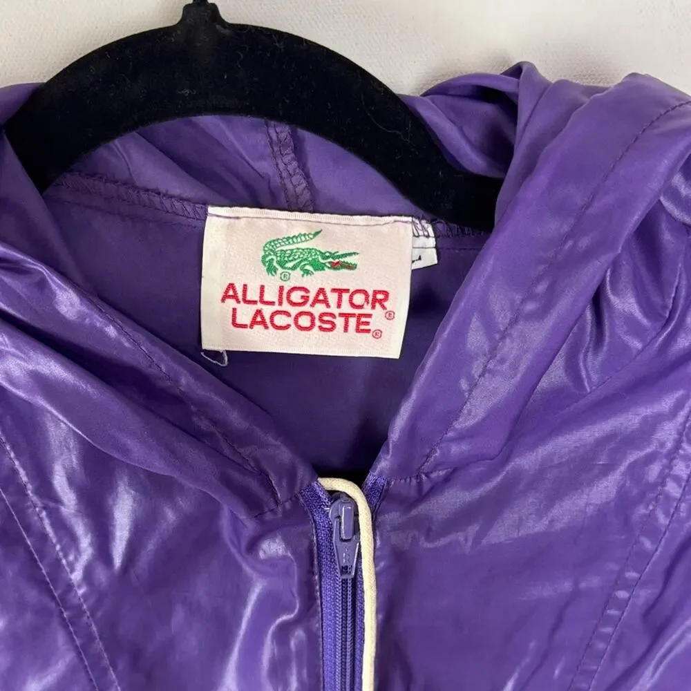 VTG Alligator Lacoste Rain Jacket - Men's Large